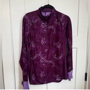 Patagonia Women's Plum Patterned Quarter-Zip
